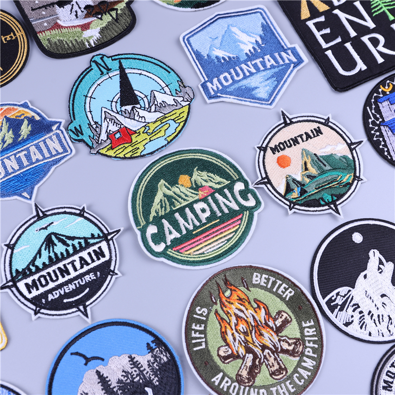 Outdoor Adventure Travel Show - Outdoor Adventure Mountain Patches for Clothing
