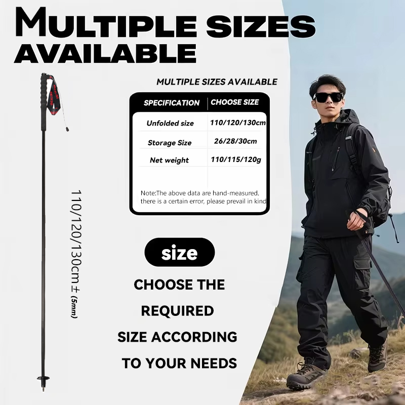 2PCs Trekking Poles Carbon Fib – Trekking Pole Carbon Bewertung und Preis