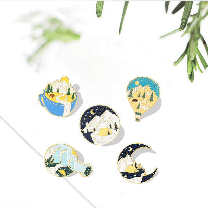 Camping Adventure Enamel Pins  – Outdoor Adventure For Kids Bewertung und Preis