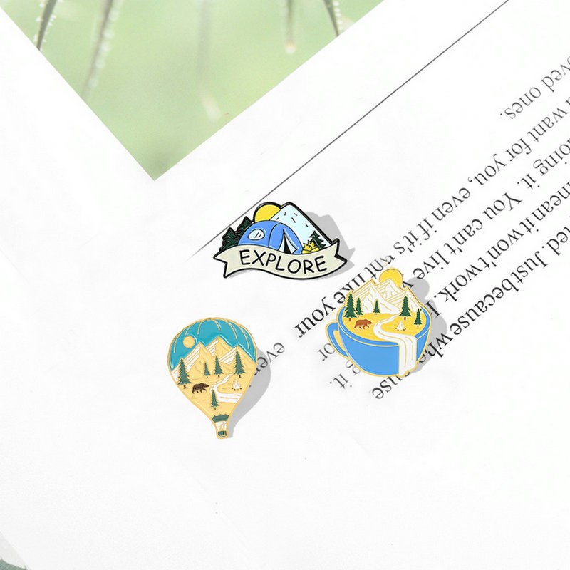 Camping Adventure Enamel Pins  – Outdoor Adventure For Kids Bewertung und Preis