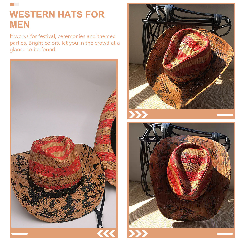 Western Style Straw Hat Unisex – Outdoor Adventure Usa Bewertung und Preis