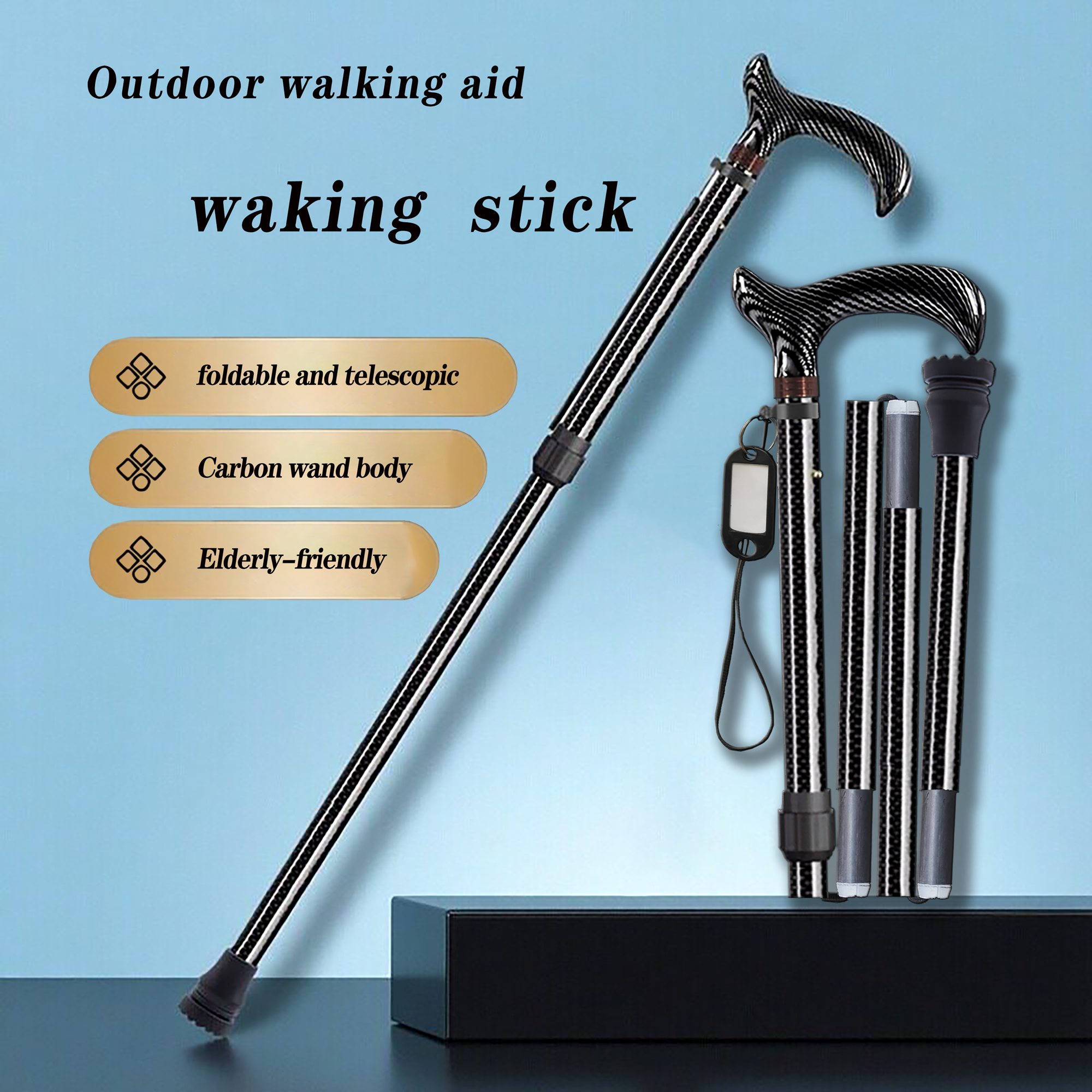 Carbon Fiber Folding Extendabl – Trekking Pole Carbon Bewertung und Preis