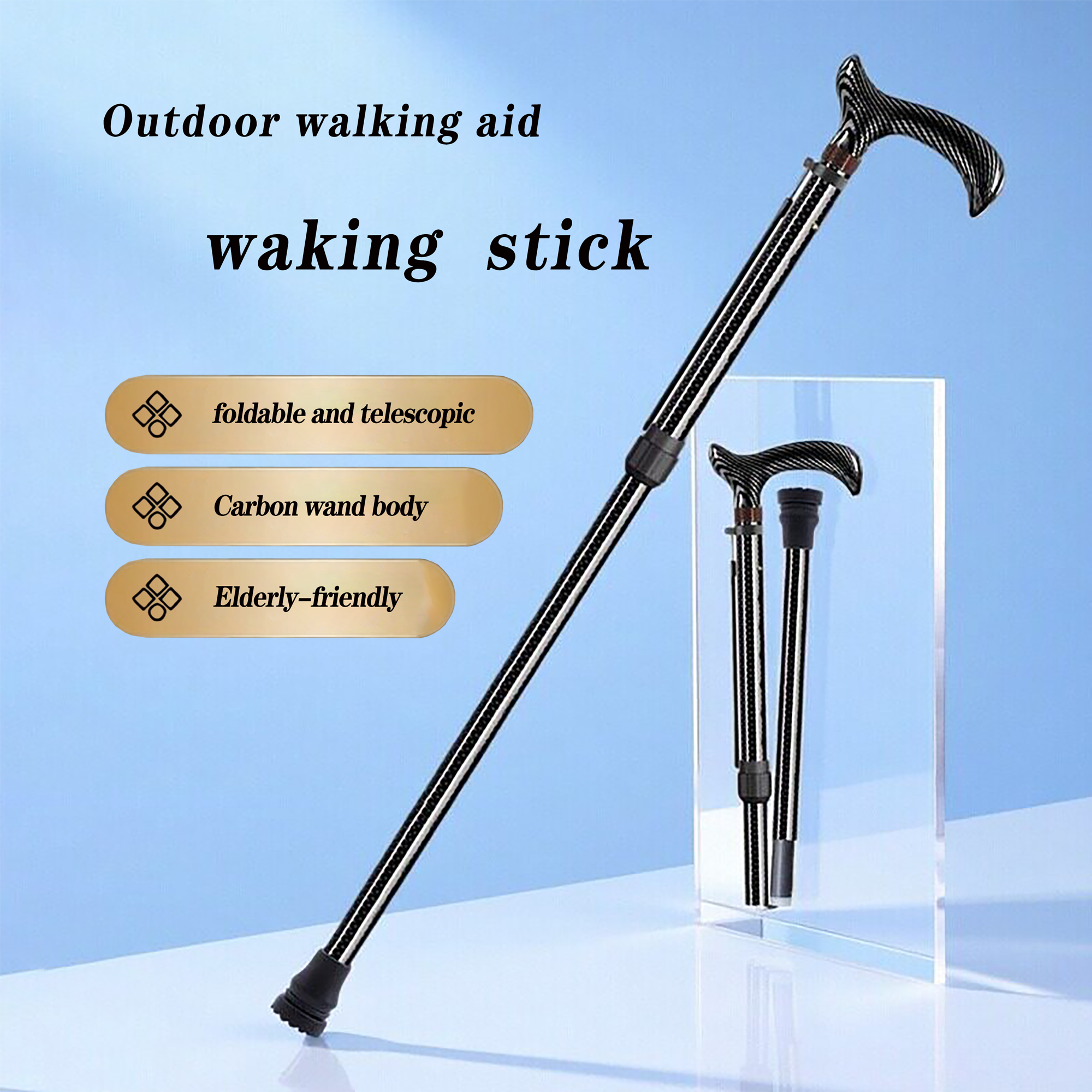 Carbon Fiber Folding Extendabl – Trekking Pole Carbon Bewertung und Preis