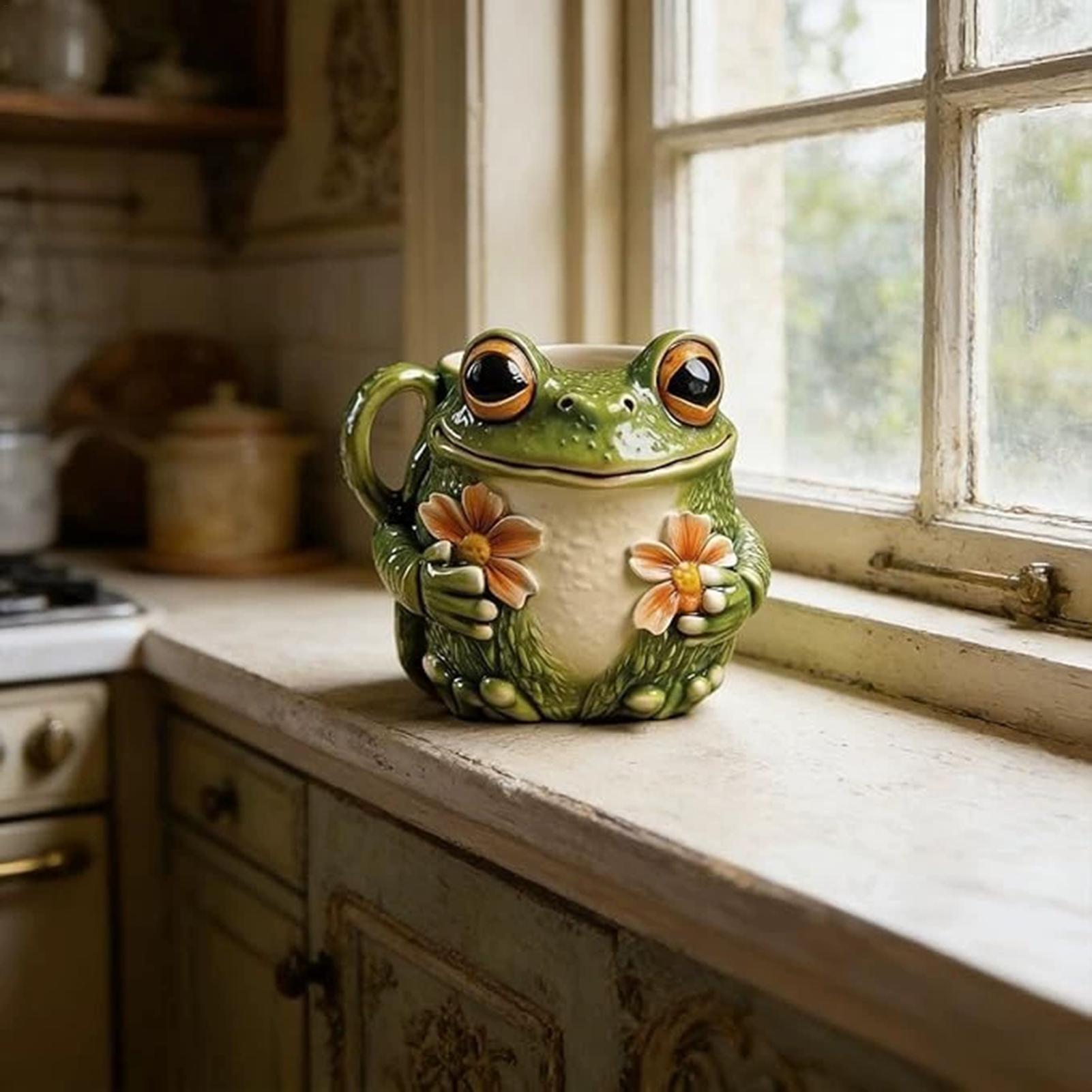 Frog Coffee Mug Resin Funny No – Outdoor Adventure Holidays Bewertung und Preis