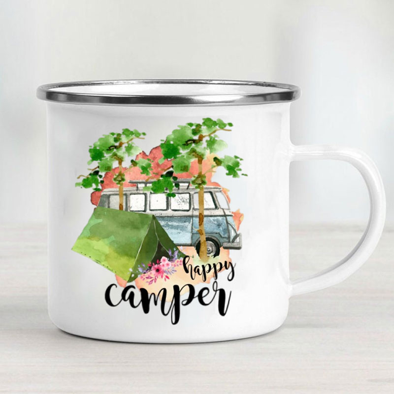 Camping Car Enamel Mug Adventu – Outdoor Adventure Ideas Bewertung und Preis
