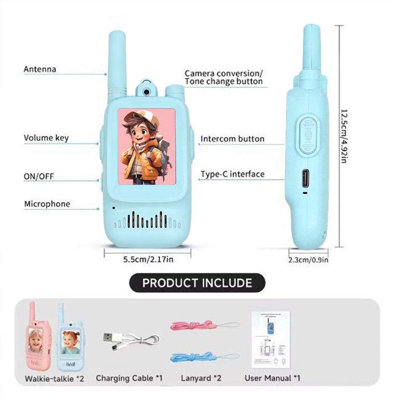 2pcs kids Video Walkie Talkie  – Outdoor Adventure For Kids Bewertung und Preis