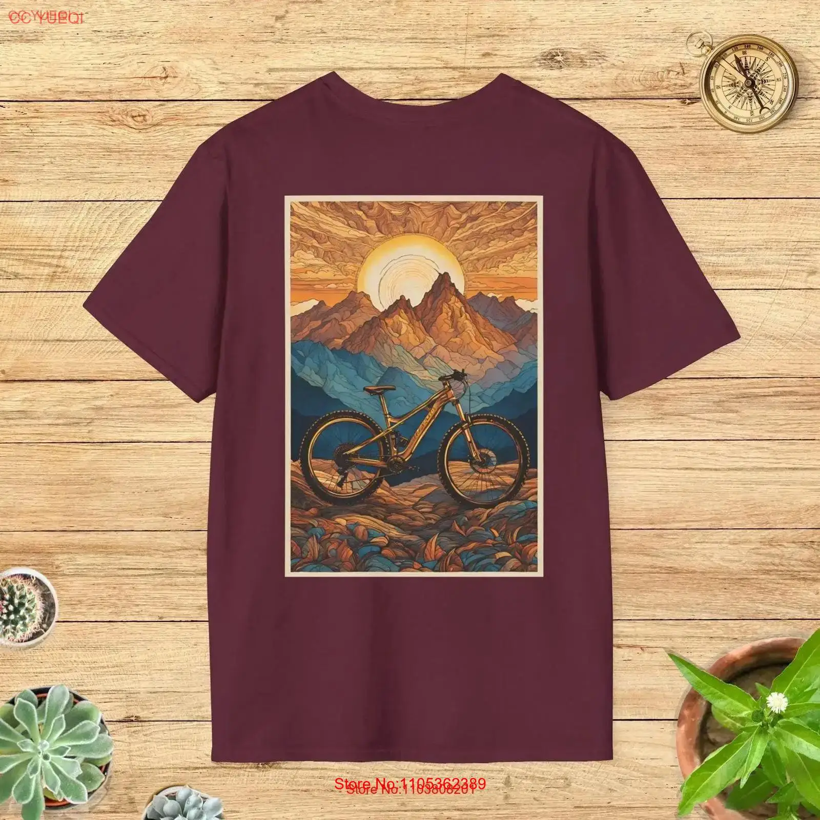 Scenic Mountain Bike Art T Shi – Outdoor Adventure Ideas Bewertung und Preis